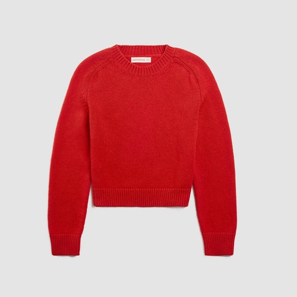 &daughter rosh red wool crewneck in large - Picture 1 of 5